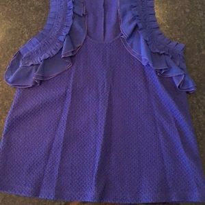 Adorable deep blue sleeveless top, S